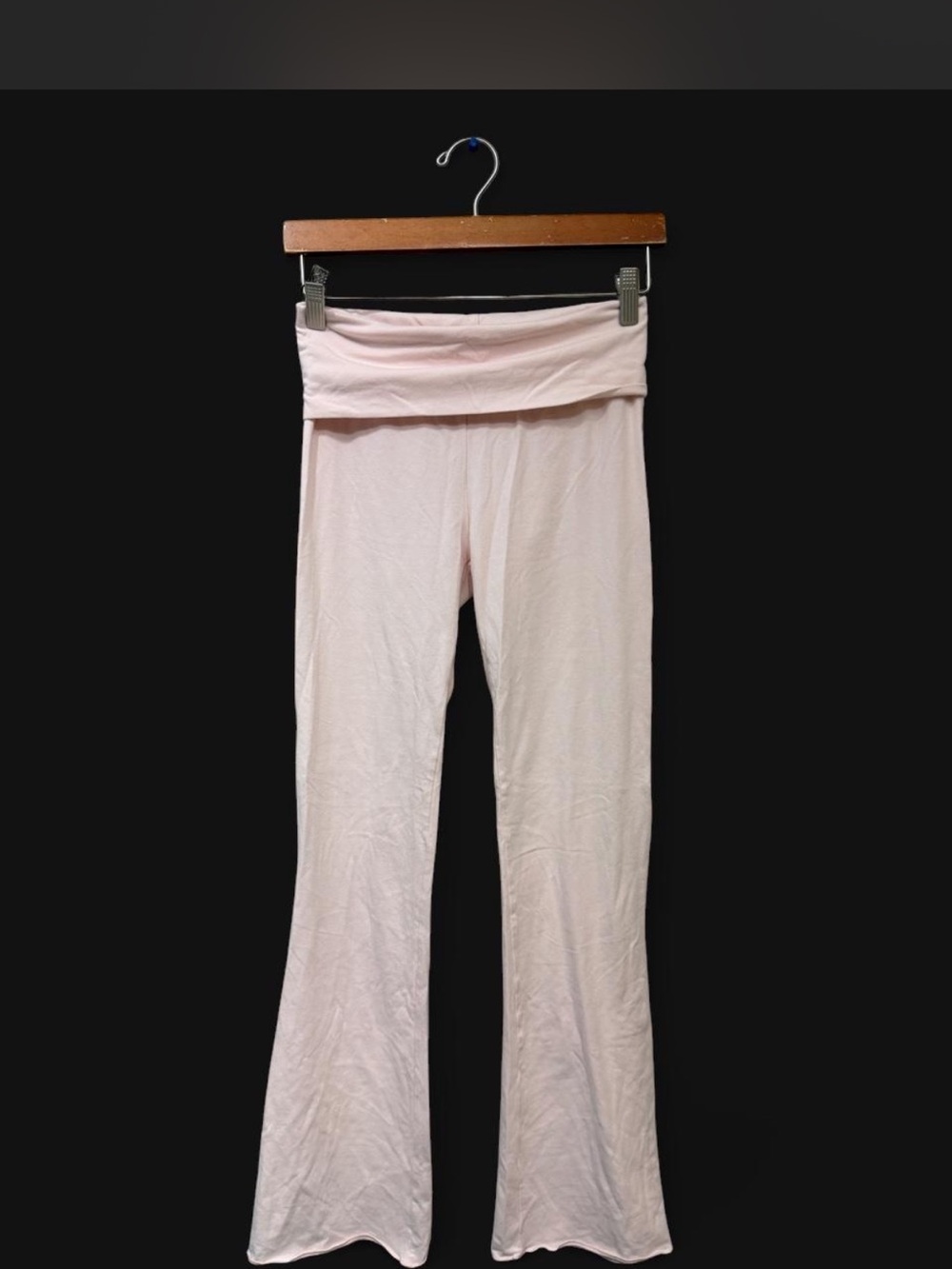 SKIMS Light Pink Fold-Over Waist Lounge Pants